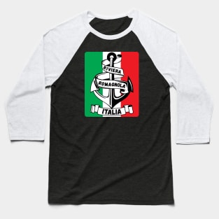 Riviera Romagnola Italy Flag Baseball T-Shirt